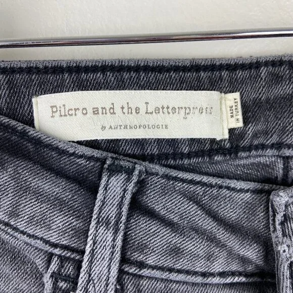 ANTHROPOLOGIEPilcro High Rise Bootcut Black Jeans 26
